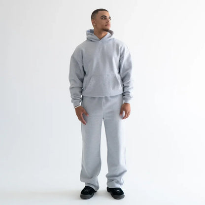 600 GSM 'Heather Grey' Core Hoodie