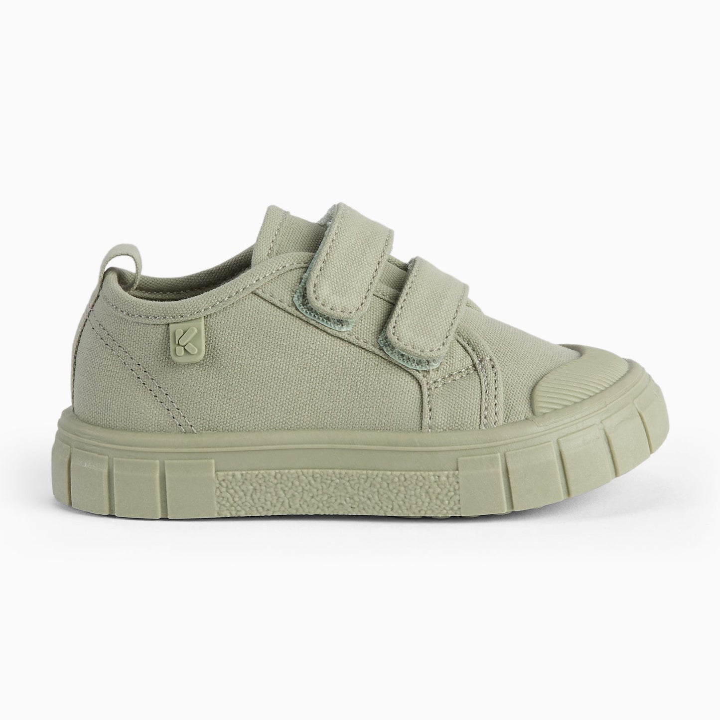 KIDLY by MORI Canvas Trainers - Sage