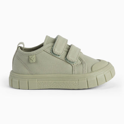 KIDLY by MORI Canvas Trainers - Sage