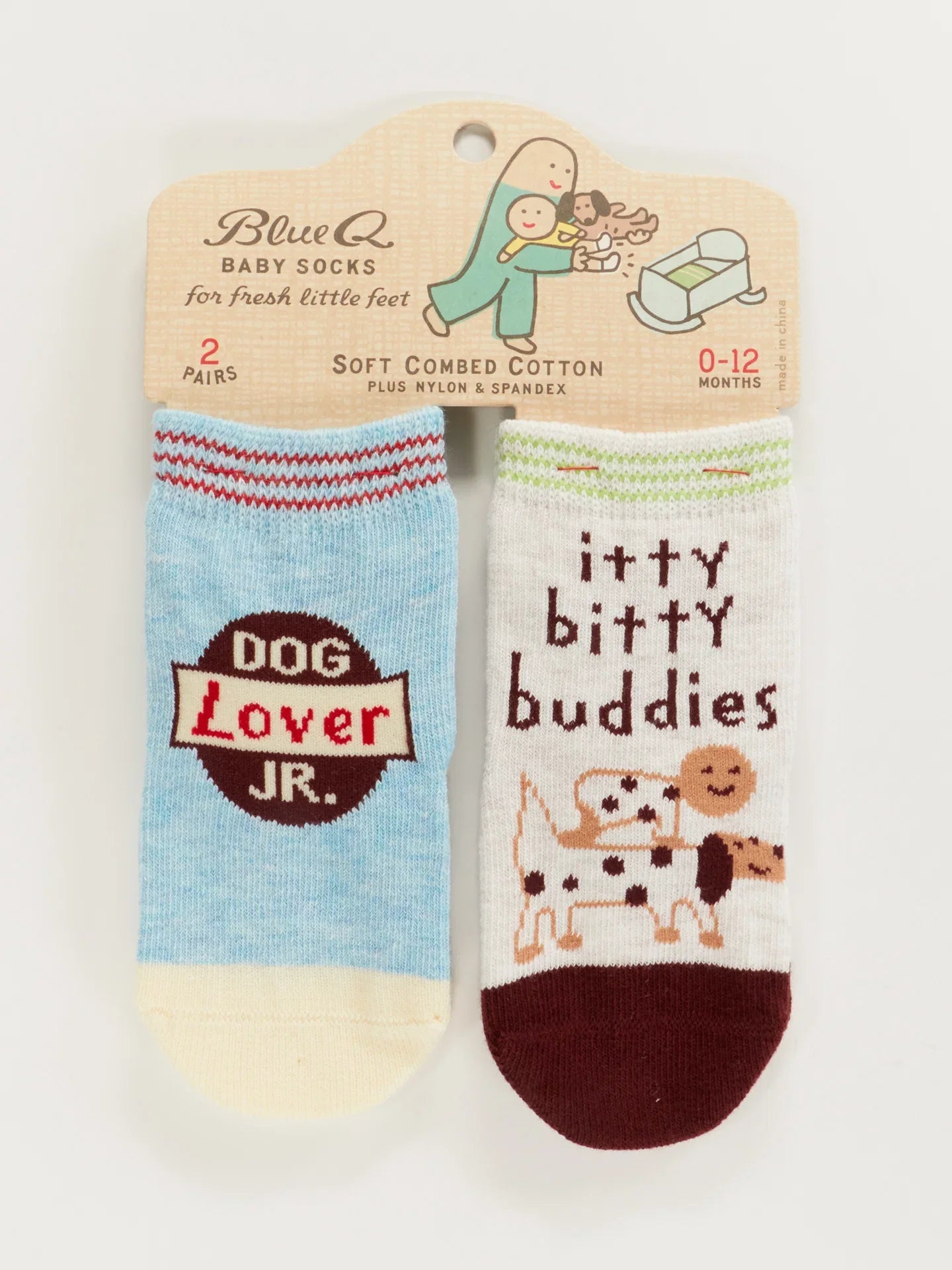 Dog Lover Jr./ Itty Bitty Buddies - Baby Socks