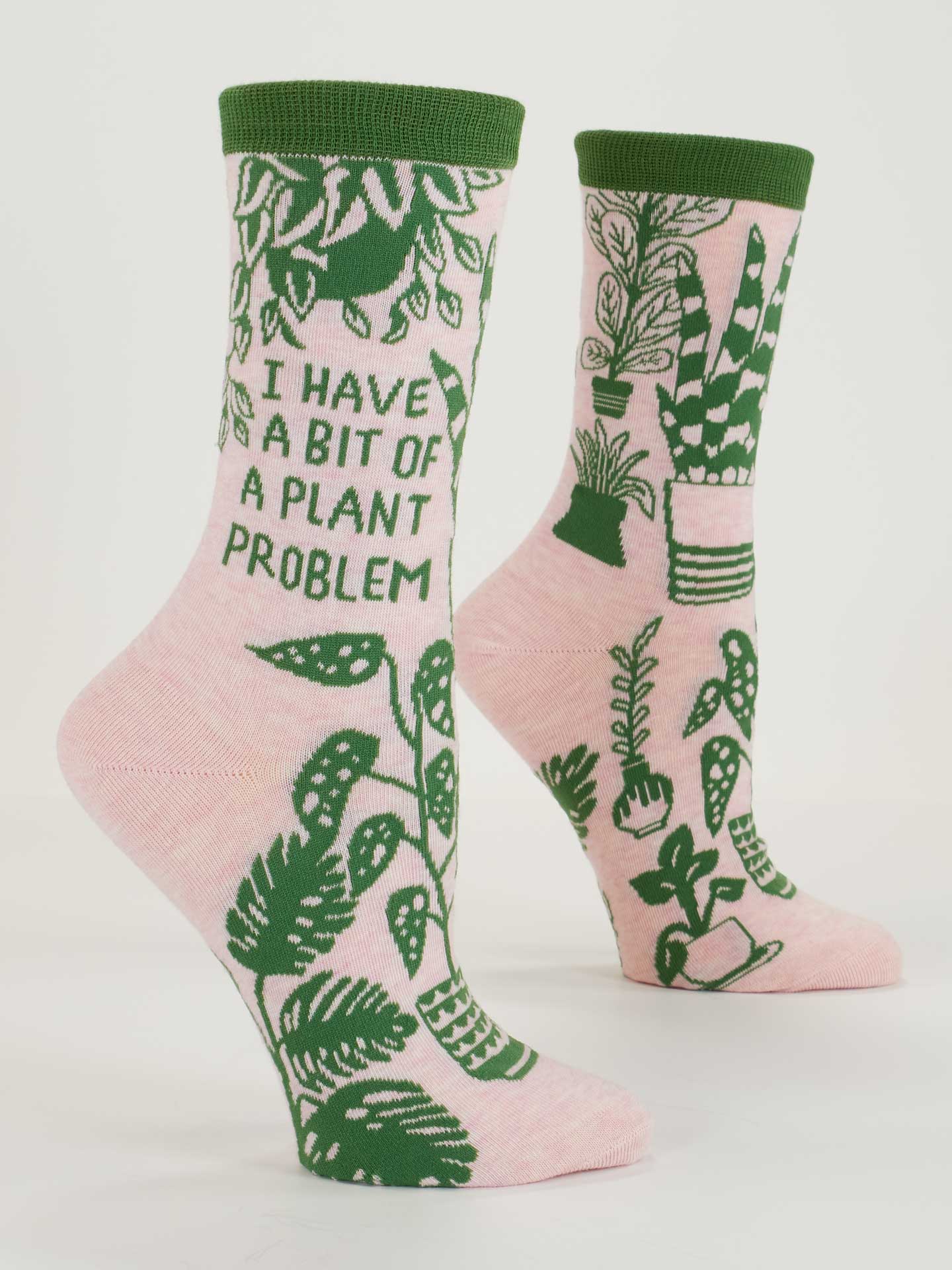 I Have A Bit Of A Plant Problem - Women's Crew Socks