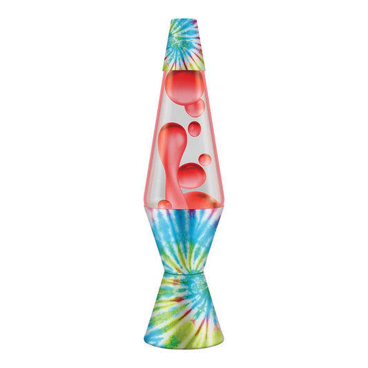 14.5" Pinwheel Tie Dye LAVA Lamp