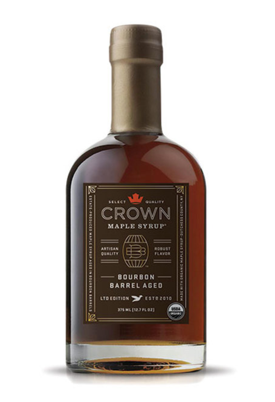 Crown Maple Bourbon Barrel Aged Organic Maple Syrup
