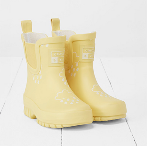 Grass & Air - Shortie Chunk Adventure Boot with Bag - Buttermilk Yellow