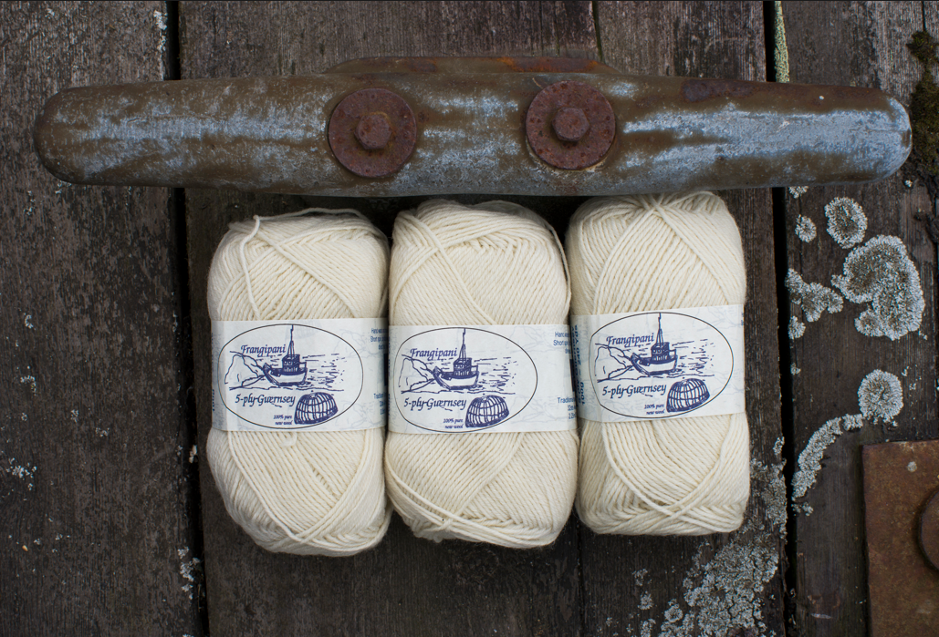 Frangipani 5-ply Guernsey Yarn ARAN