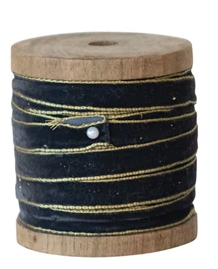 5 Yard Velvet Ribbon - Select Color
