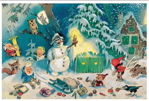 Little German Advent Calendar Card