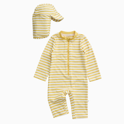 Golden Wave Sunsafe Swimsuit & Hat