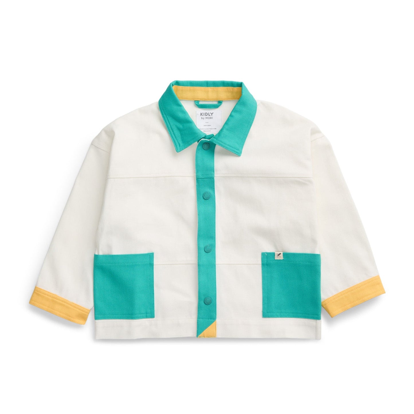KIDLY by MORI Colourblock Cotton Jacket