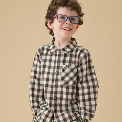 KIDLY by MORI Checked Shirt