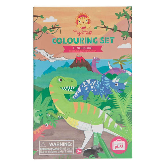 Colouring Set - Dinosaur