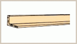 Basswood - Trim - 1/8" Angle x 11" - Package of 10 - 18ANGP