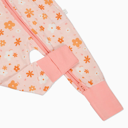 Flower Power Clever Zip Sleepsuit