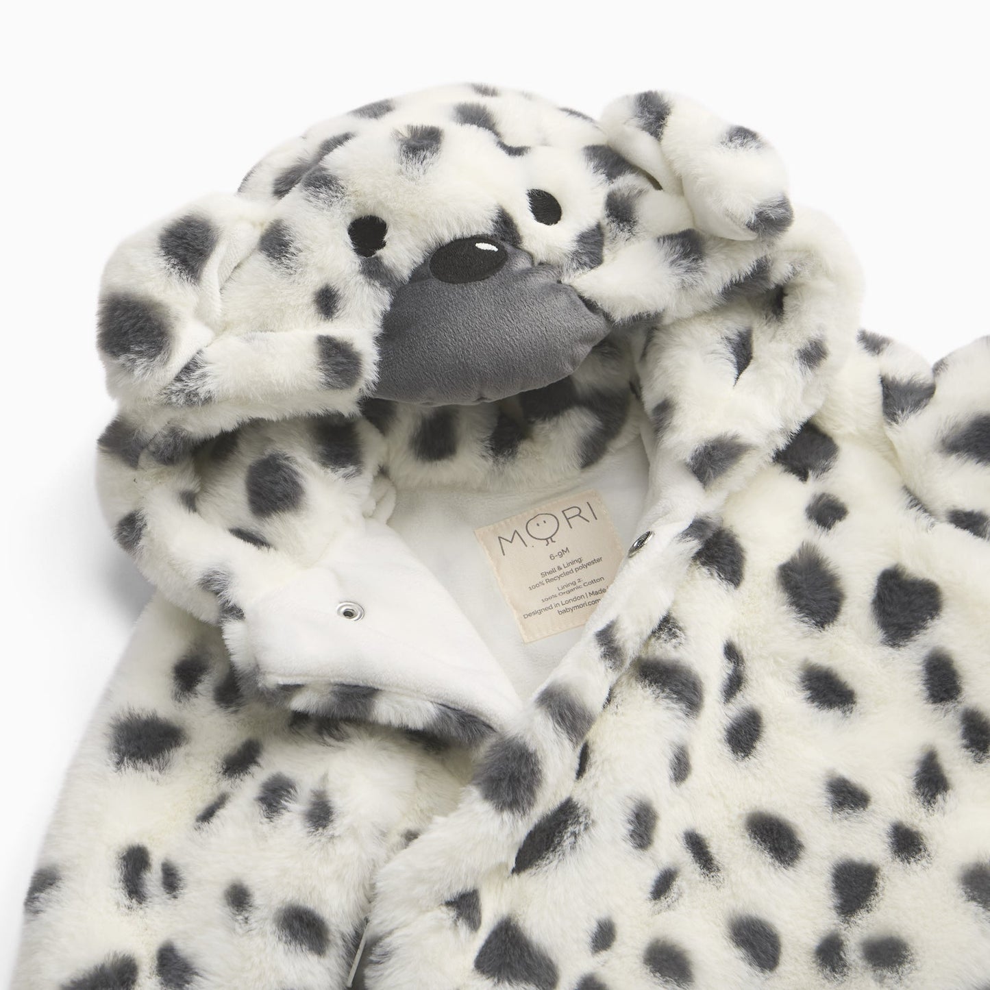 Dalmatian Faux Fur Pramsuit