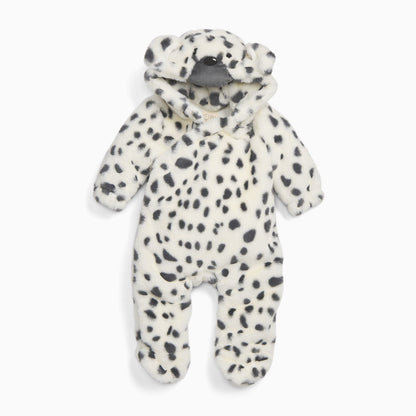 Dalmatian Faux Fur Pramsuit