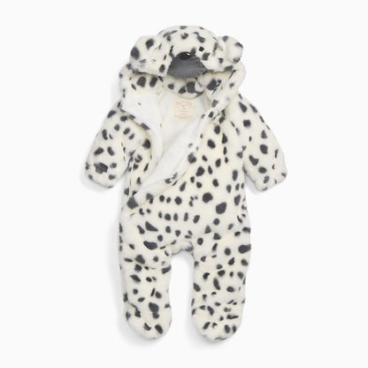 Dalmatian Faux Fur Pramsuit