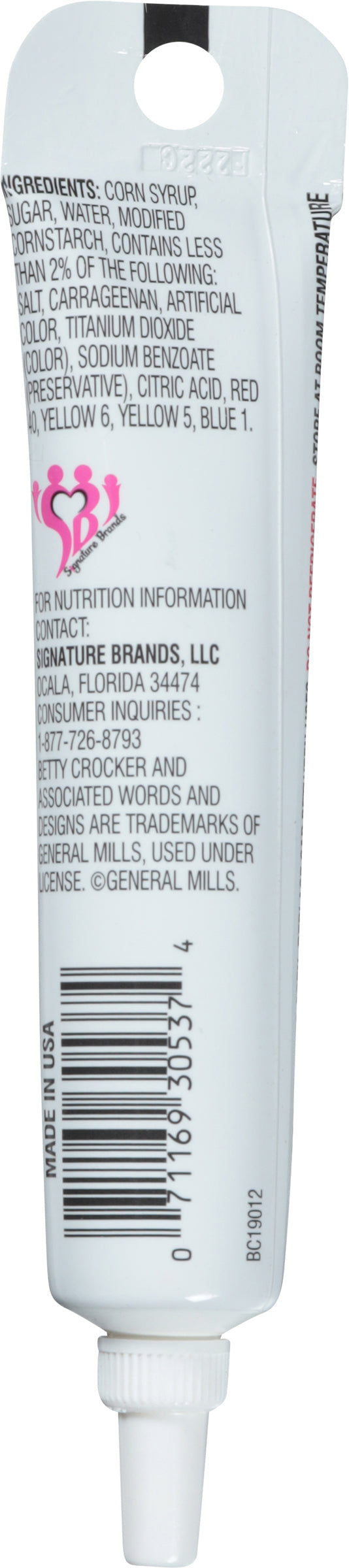 Betty Crocker Gold Metallic Writing Gel  - 1.2 OZ 6 Pack