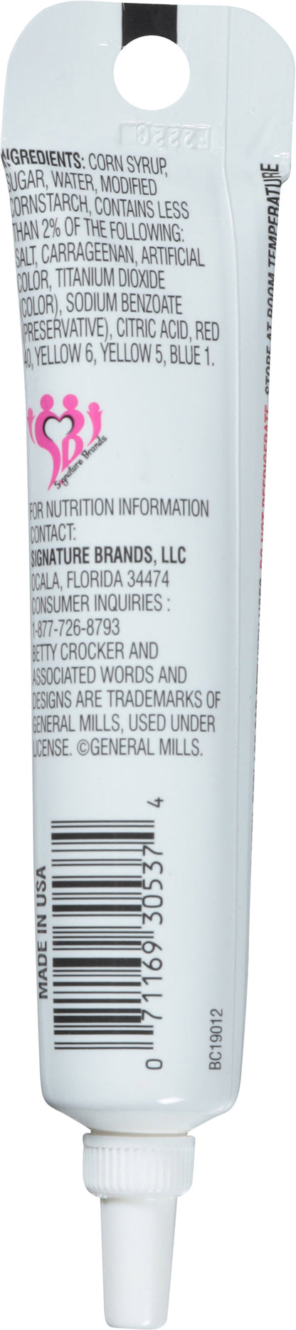 Betty Crocker Gold Metallic Writing Gel  - 1.2 OZ 6 Pack