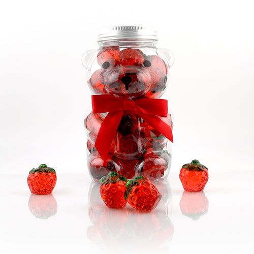 Bear Jar - Gummy 3D Strawberries