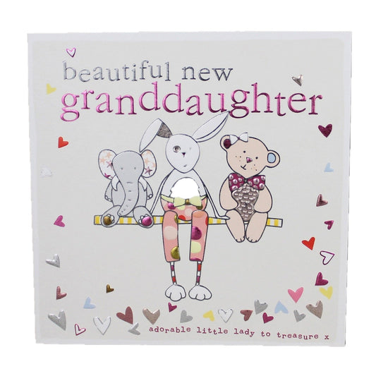 Beautiful New Granddaughter Card