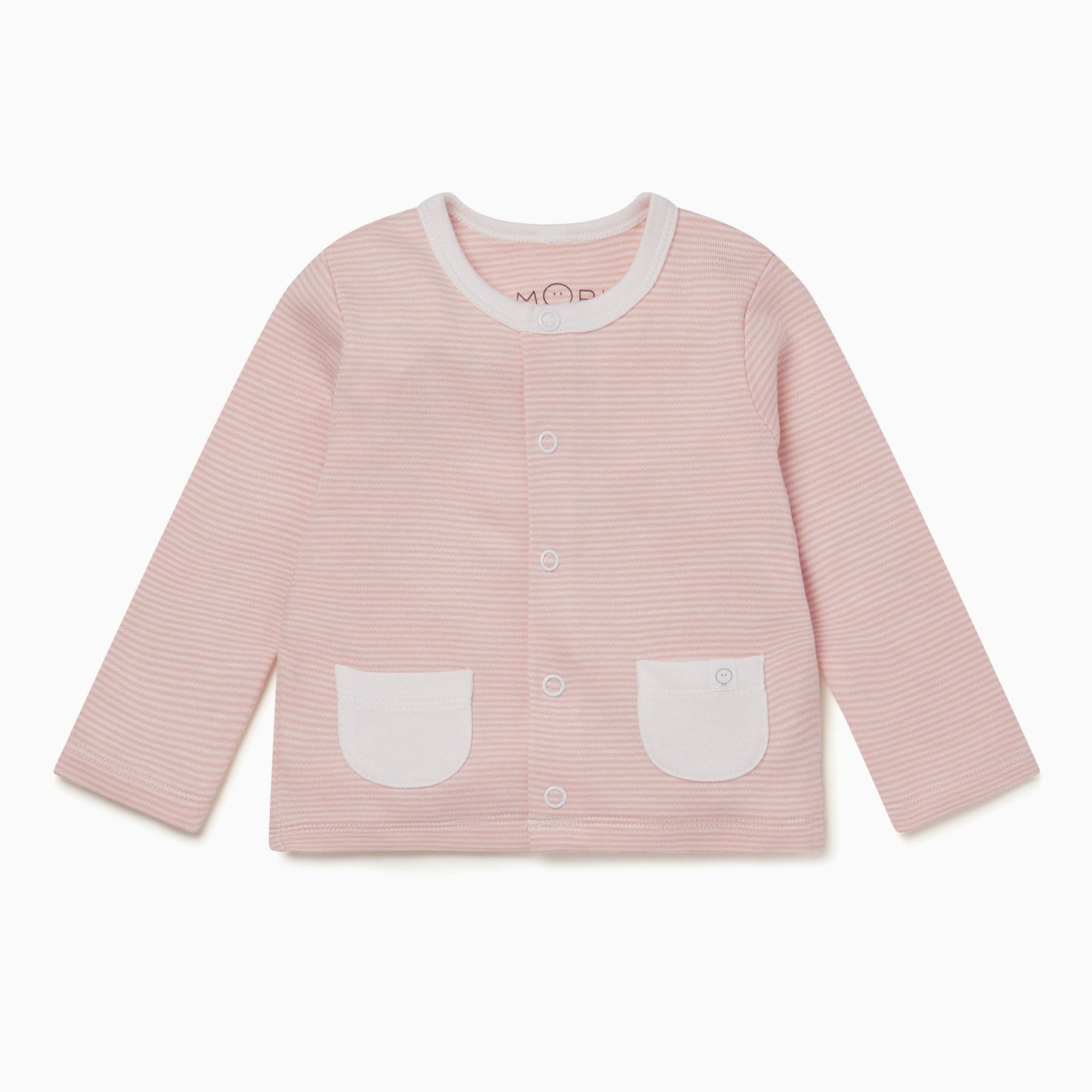 Cardigan - Blush Stripe