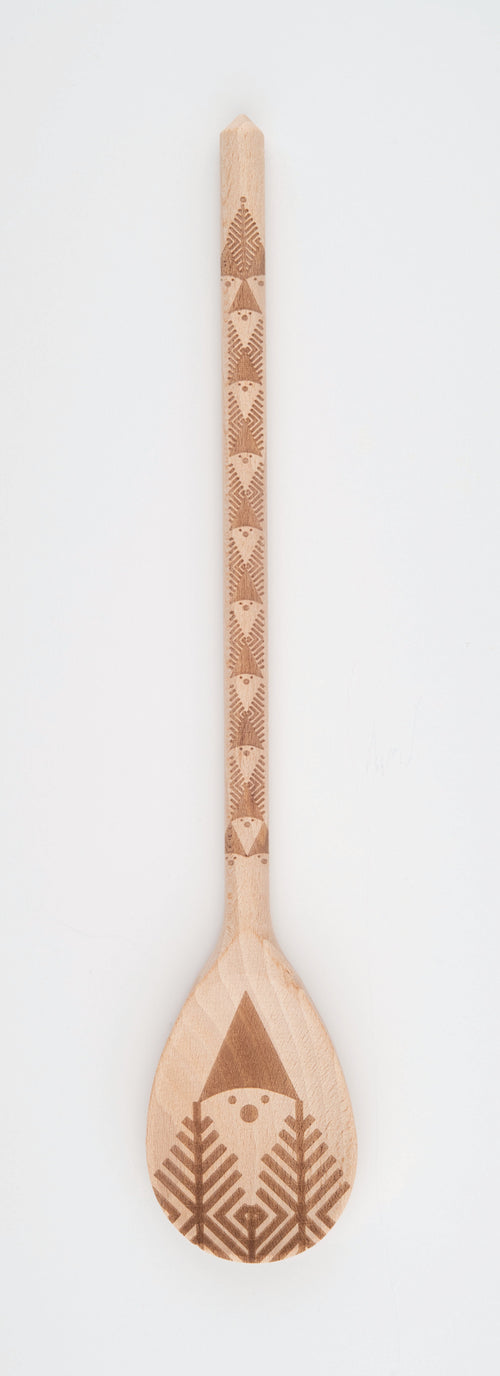 Engraved Wooden Spoon – Santa