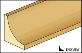 Basswood - Trim - Cove - 3/16"
