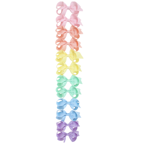Giant 7â Basic Pastel Grosgrain Bows - Select Color