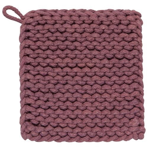 Danica Heirloom - Ash Plum Knit Potholder