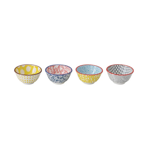 Hand-Stamped Stoneware Pinch Pot - Select Style