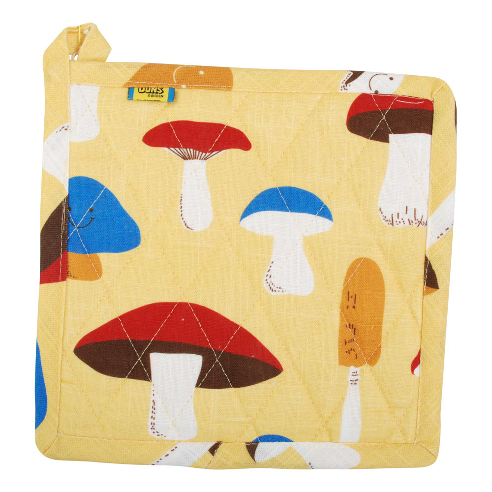 Duns Pot Holder - Yellow Mushrooms