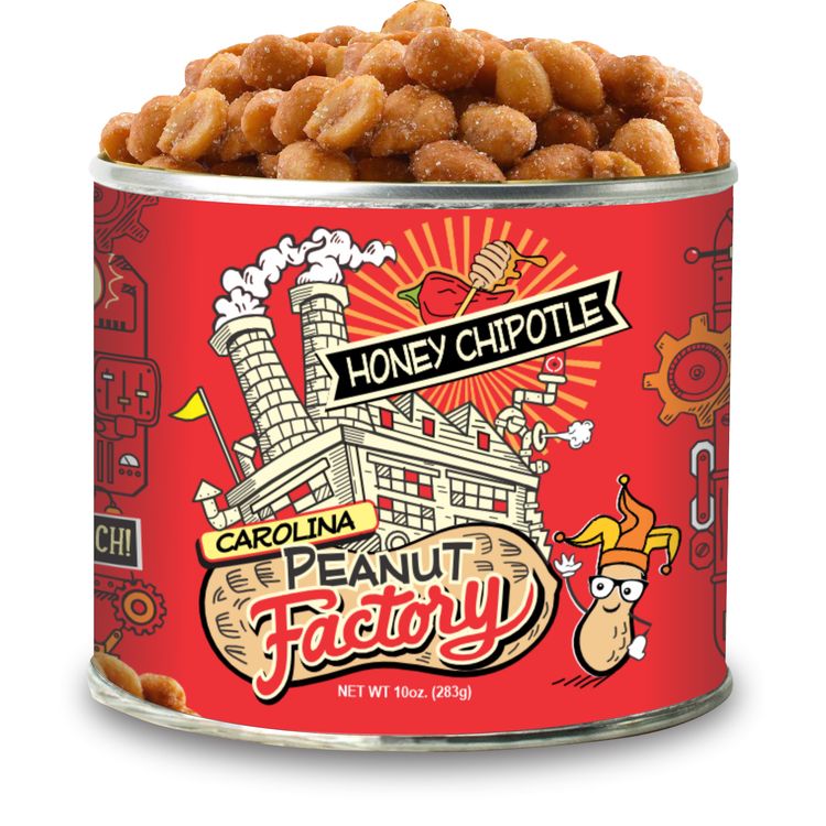1949 Nut Company CPF Honey Chipotle Peanuts - 10 OZ 6 Pack