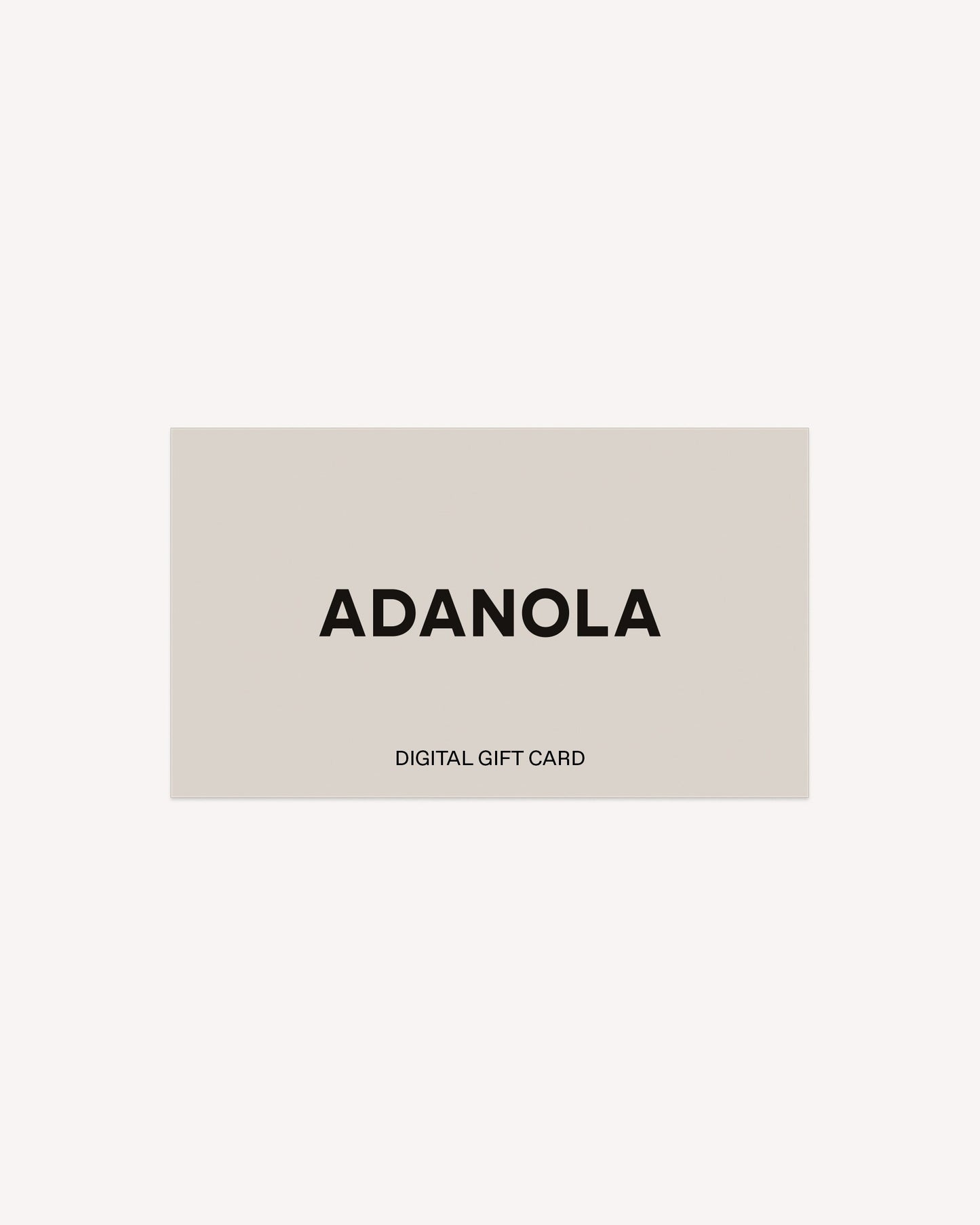 Digital Gift Card