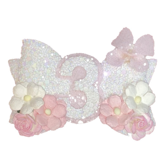 Girls 3rd Birthday Hairclip
