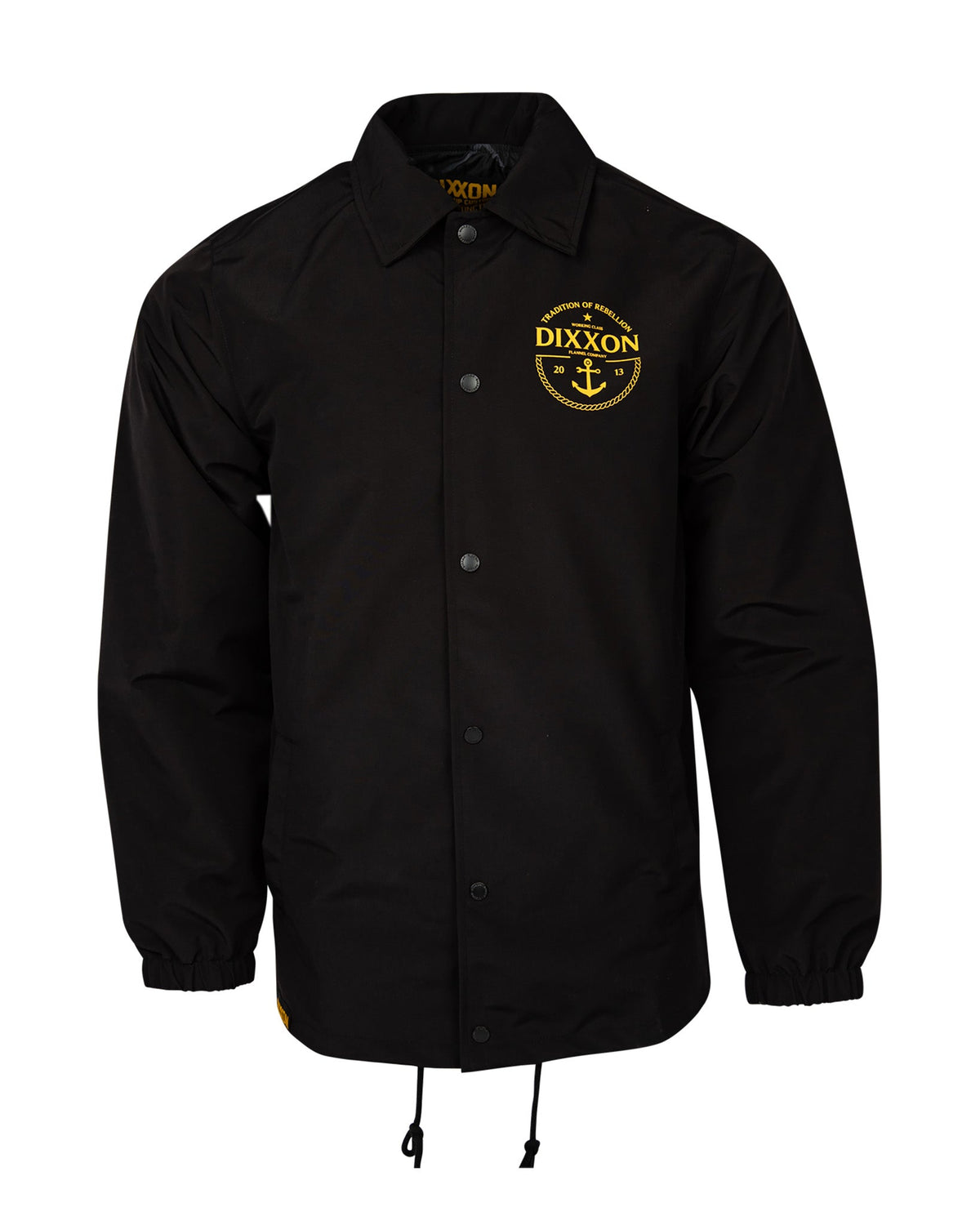 Gold Tradition of Rebellion Coaches Jacket - Black