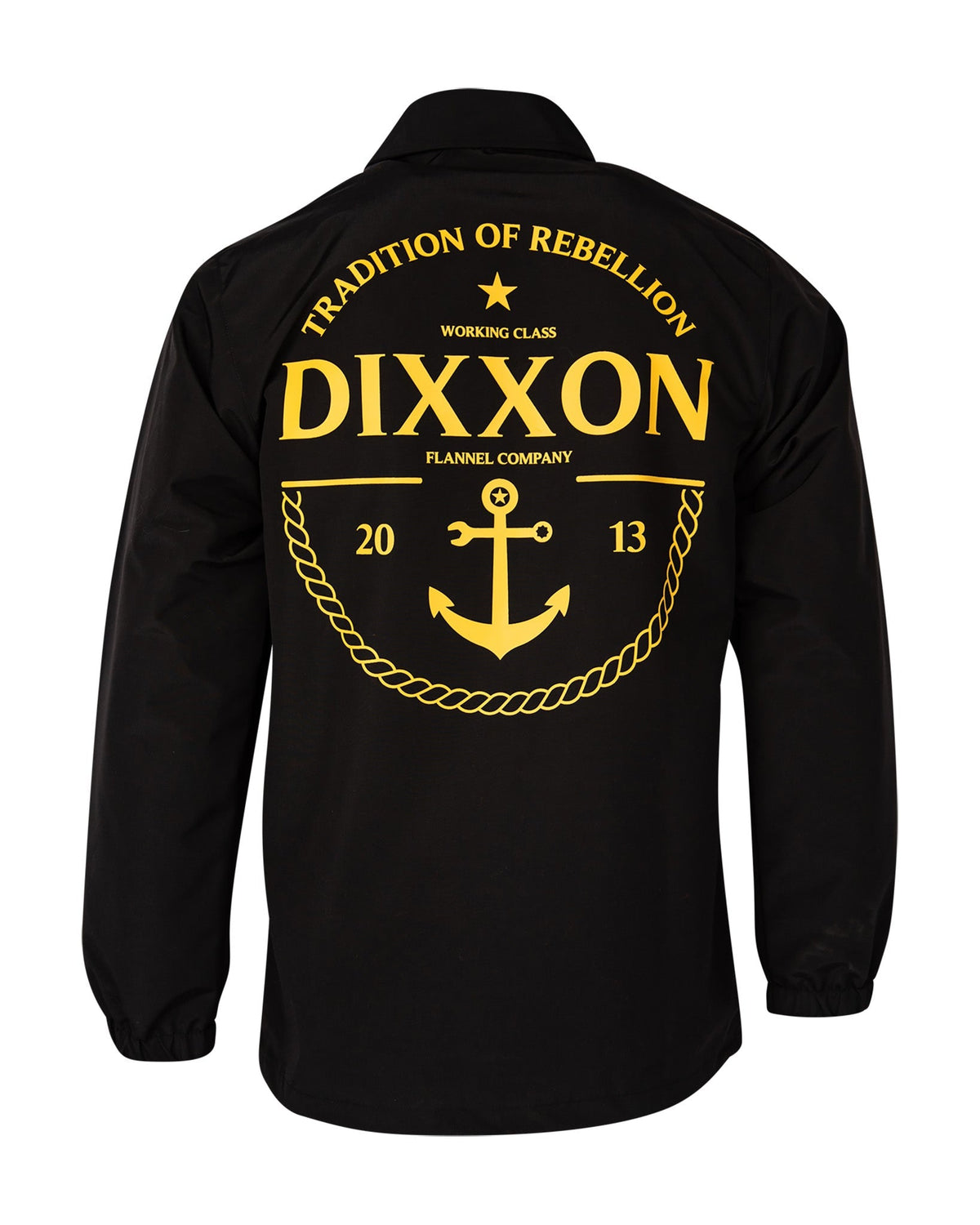 Gold Tradition of Rebellion Coaches Jacket - Black