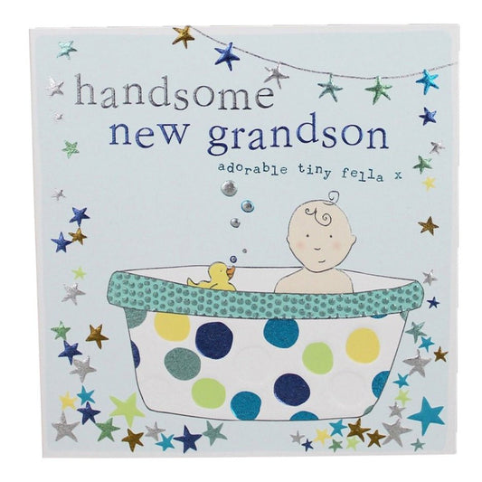 Handsome New Grandson Card
