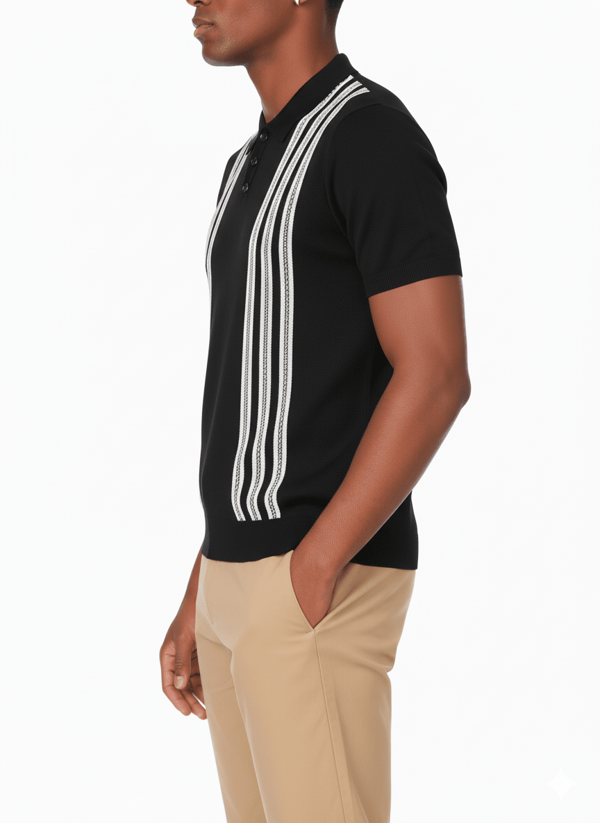 Hawk's Bay - Men's Textured Polo Shirt