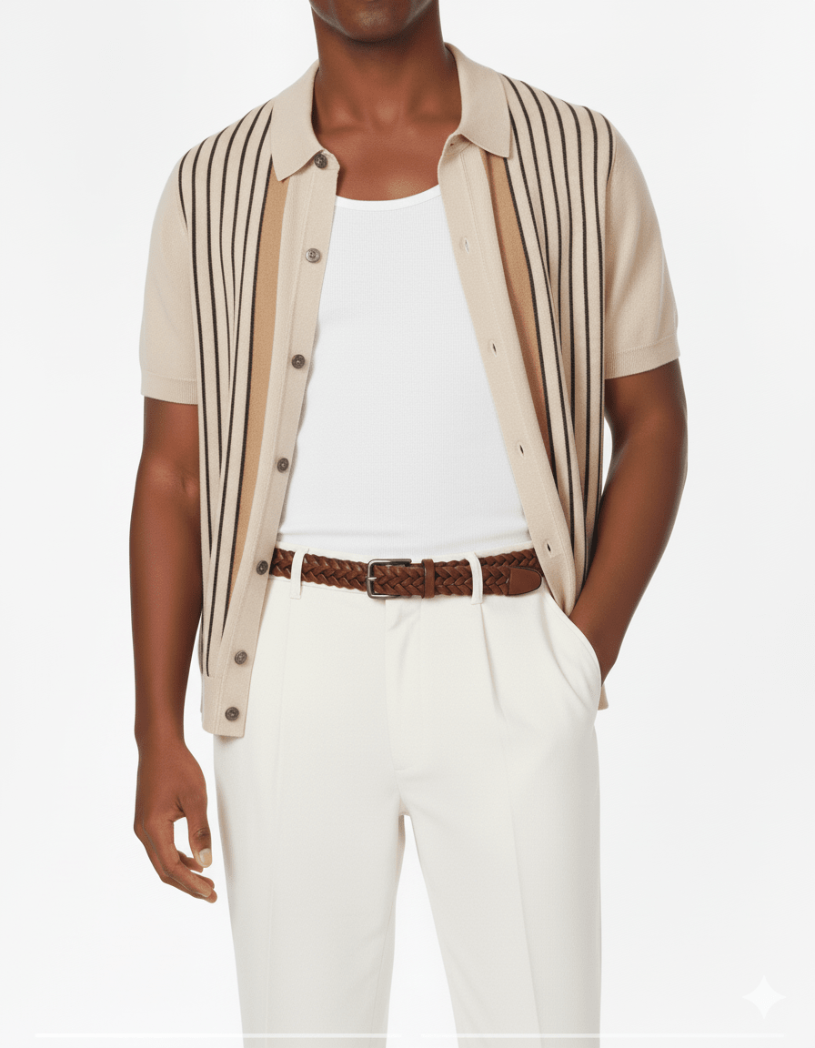 Hawk's Bay - Men's Textured Polo Shirt