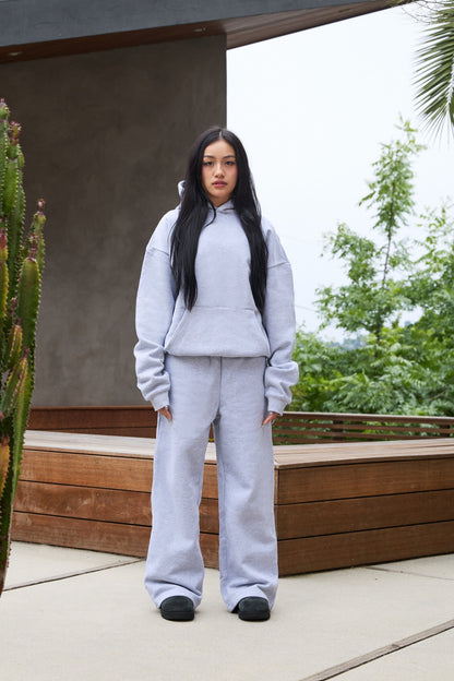 600 GSM 'Heather Grey' Core Hoodie