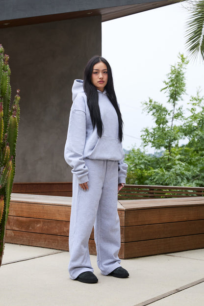600 GSM 'Heather Grey' Core Hoodie
