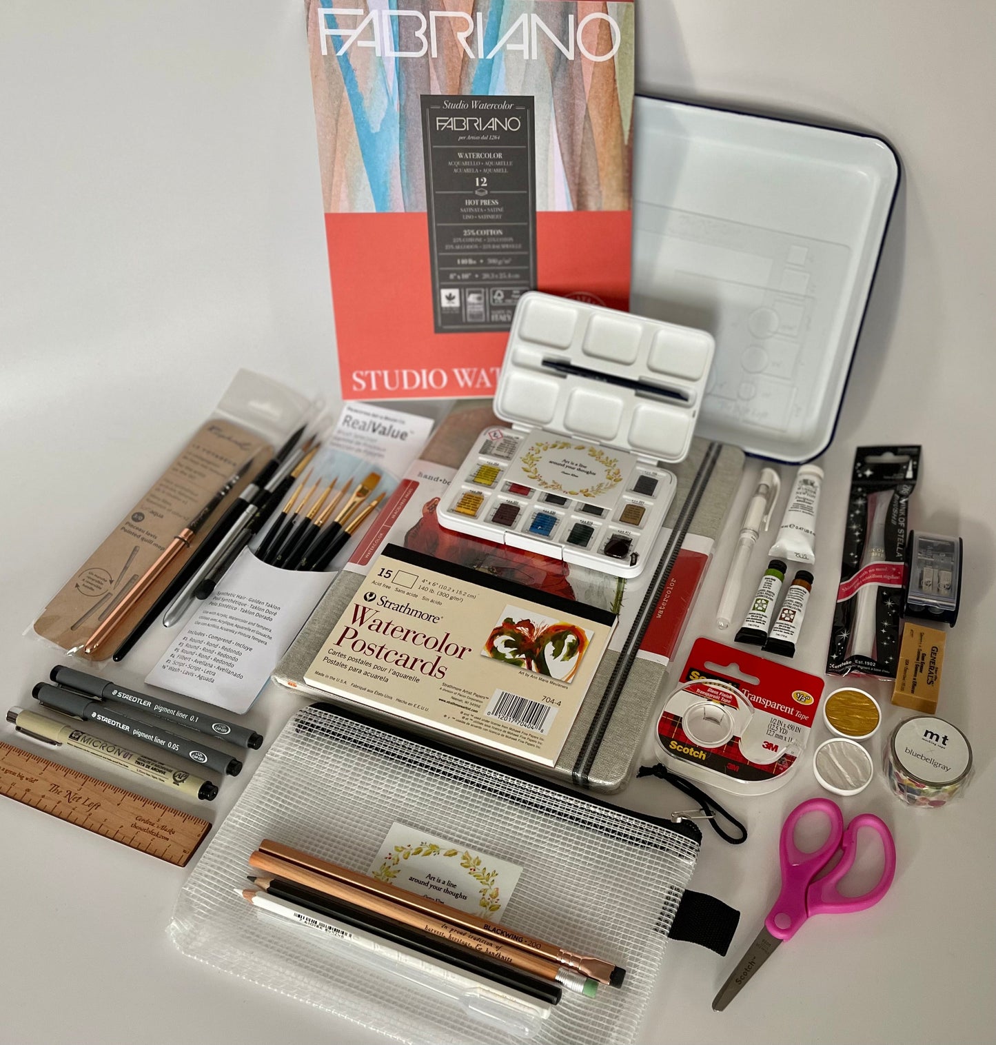 Introduction to Net Loft Watercolor Journaling Sessions | Class Materials Kit