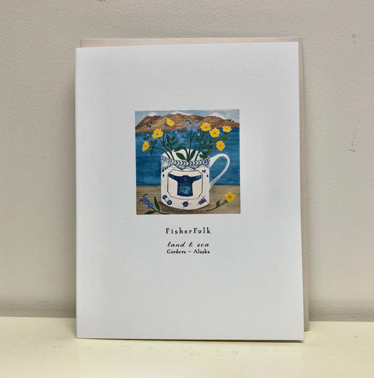 FisherFolk Land & Sea Gansey Mug Notecard
