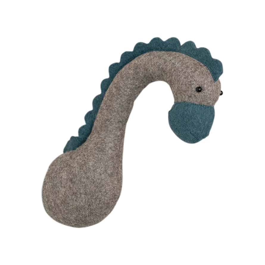 Dinosaur Head Wool Felt Wall DÃ©cor