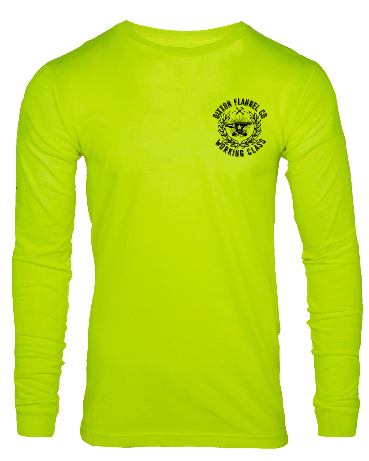 Makers Hi Vis Long Sleeve T-Shirt - Safety Yellow