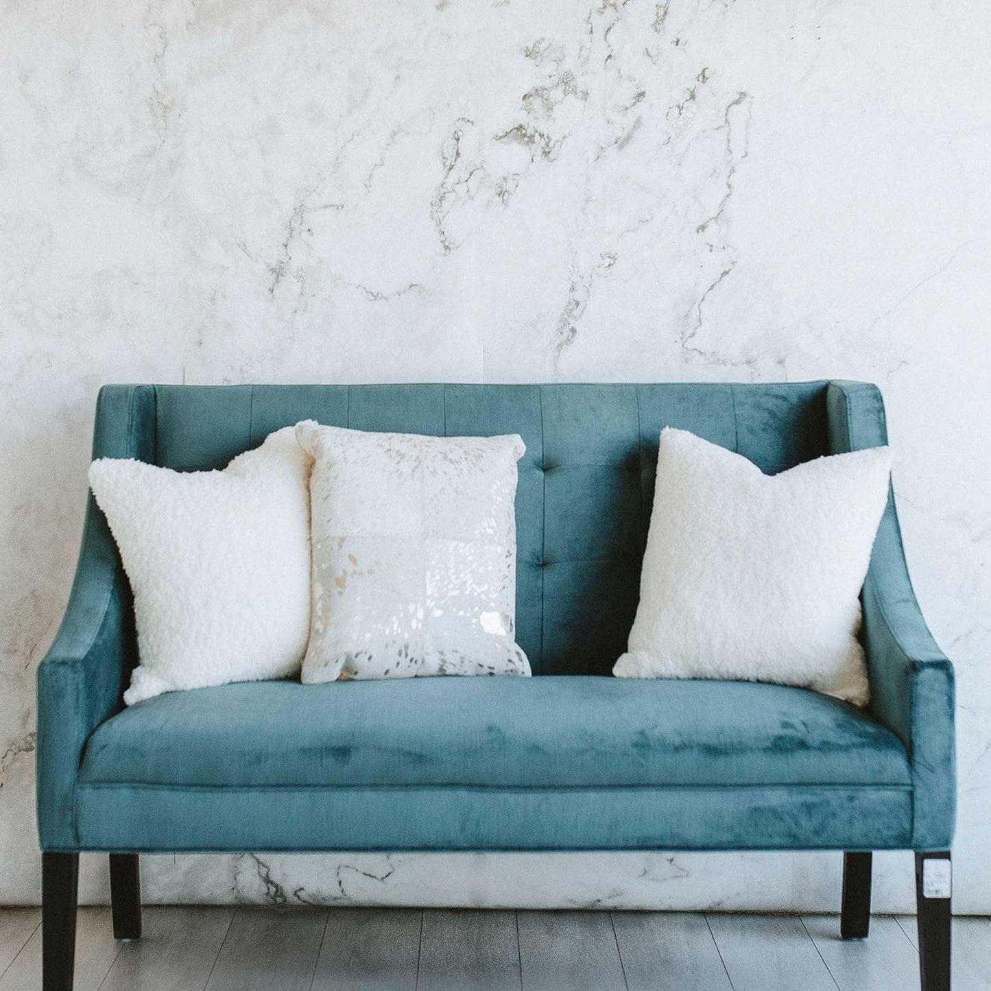 Modern Grey & White Marble Wallpaper