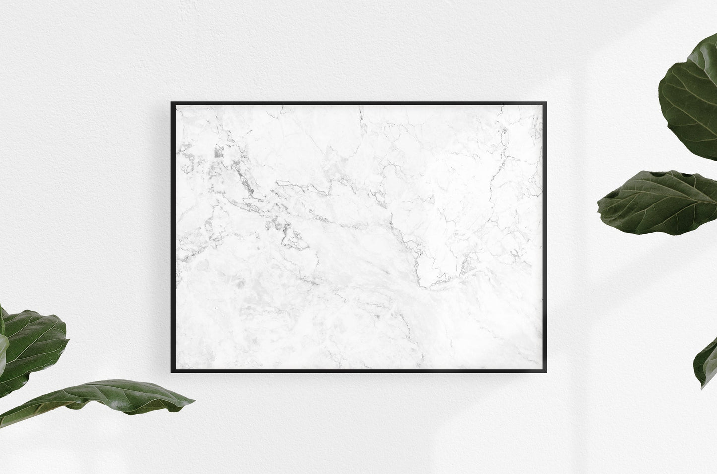 Modern Grey & White Marble Wallpaper
