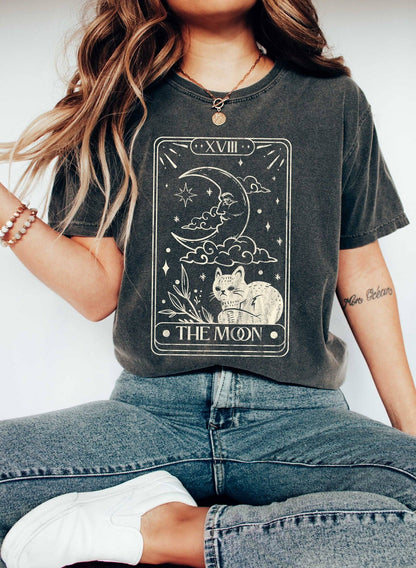 Moon Tarot Card Celestial T-Shirt