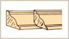 Basswood - Trim - 1/2" Crown Moulding