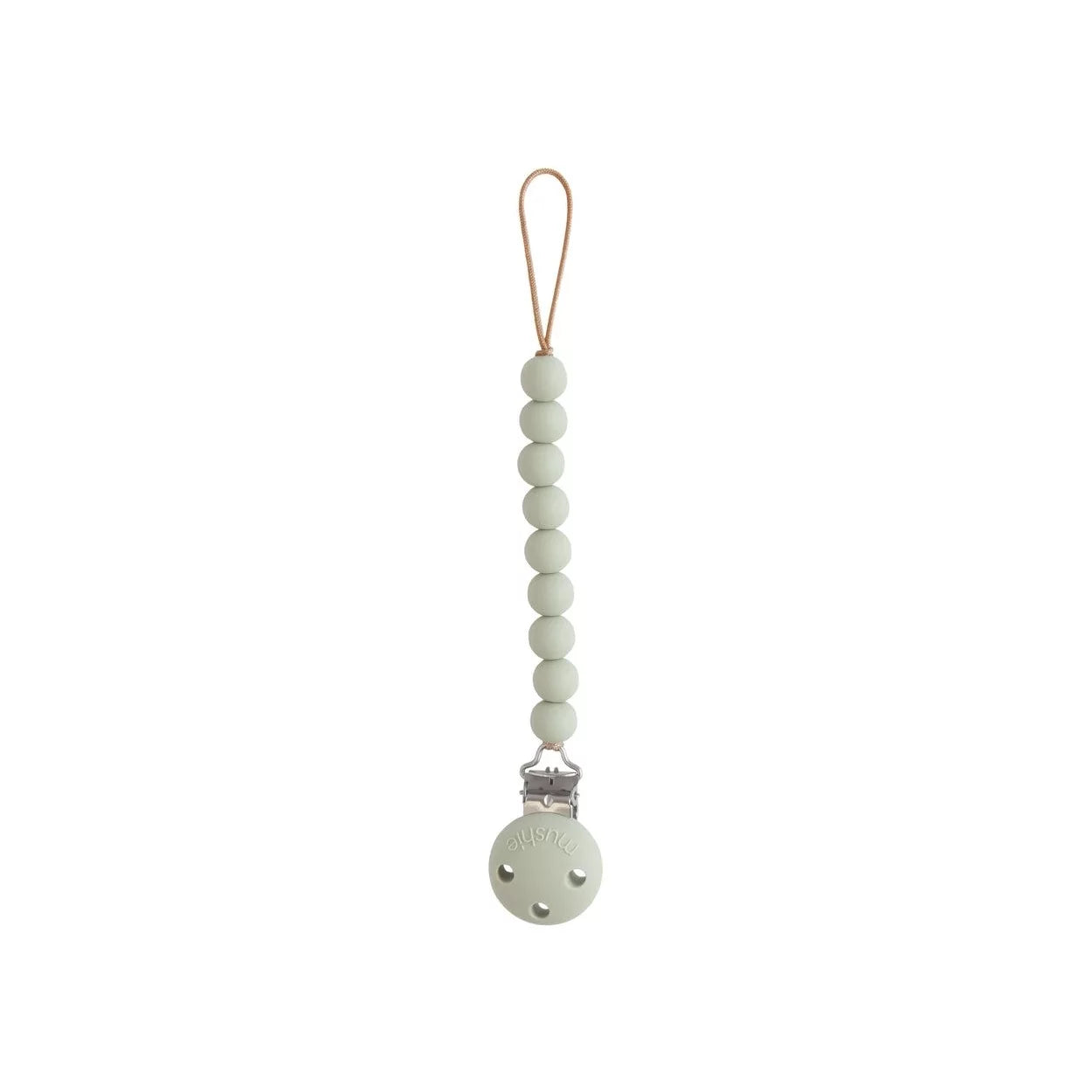 Mushie - Pacifier Clip Hera - Sage